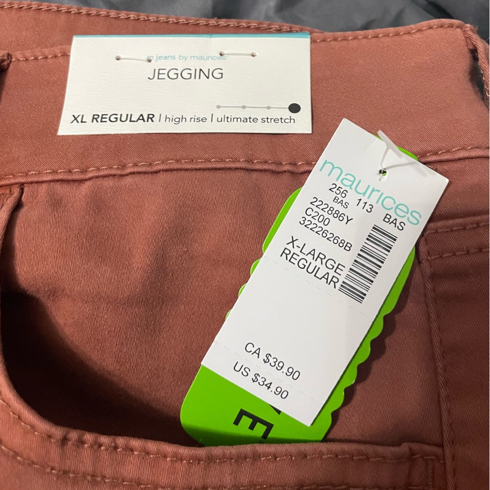 Maurices Blush Jeggings - Picture 3 of 3
